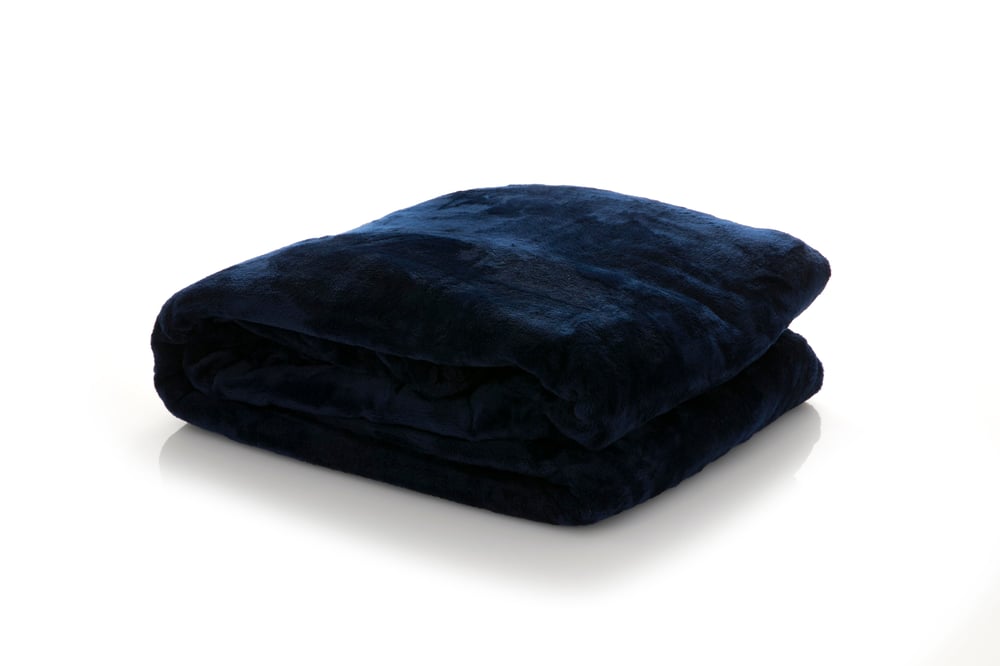 drept  Ultrasoft Double Person  PĂTURĂ 200x220 cm Albastru Închis