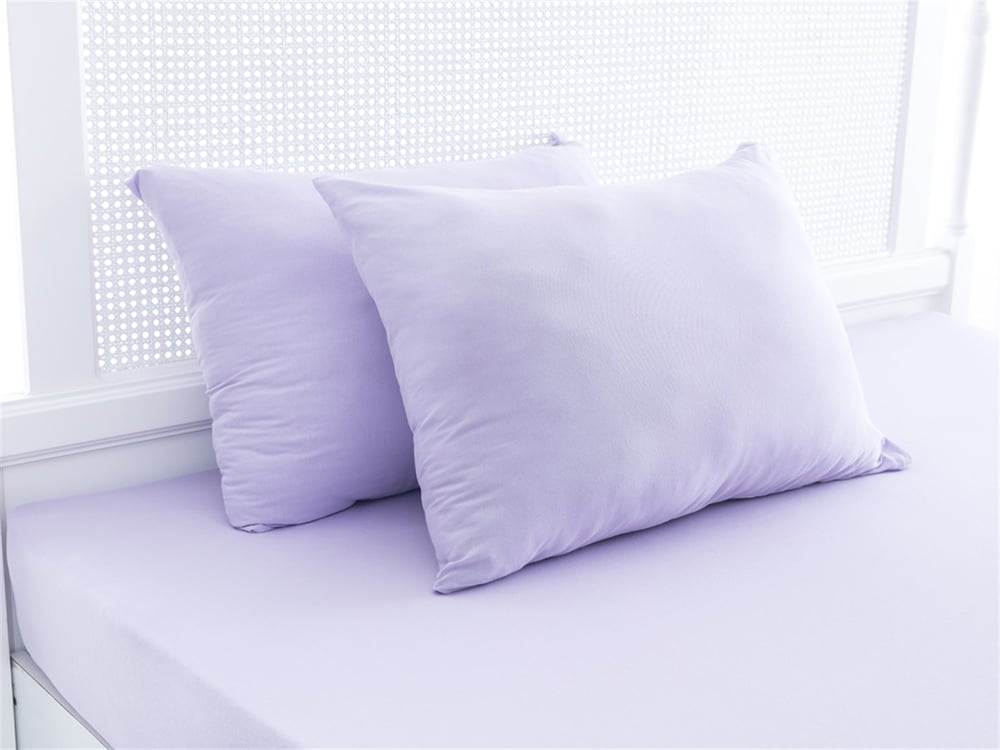 drept Penye Double Set Cearșaf Cu Elastic 160x200 cm Lila