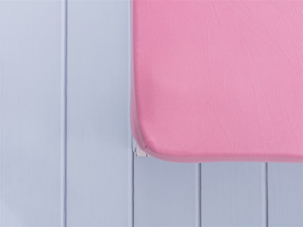 drept Penye Double Set Cearșaf Cu Elastic 160x200 cm Culoarea Trandafirului Uscat.
