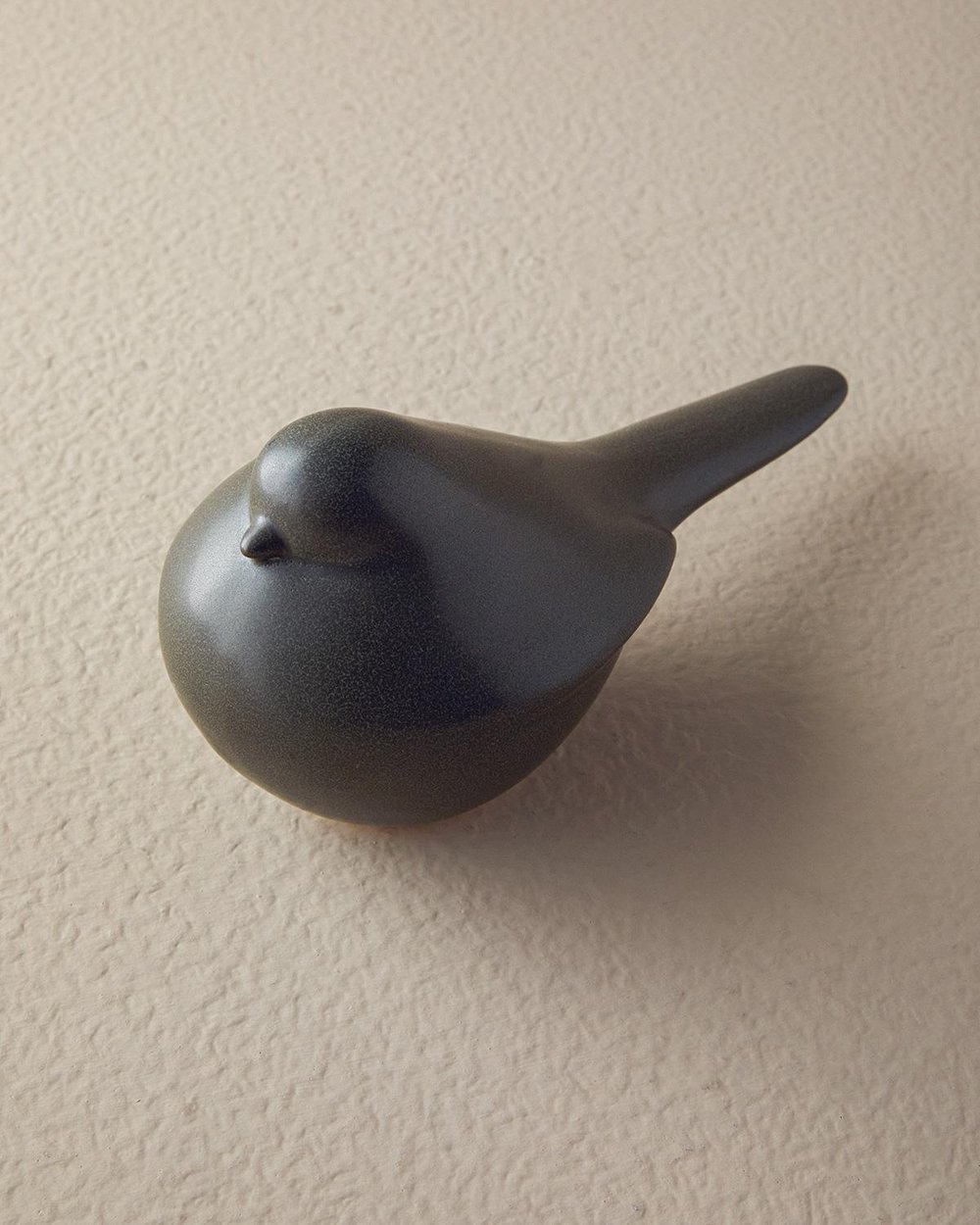 Figurină decorativă, Birdy, ceramică, 20x9x9,5, antracit