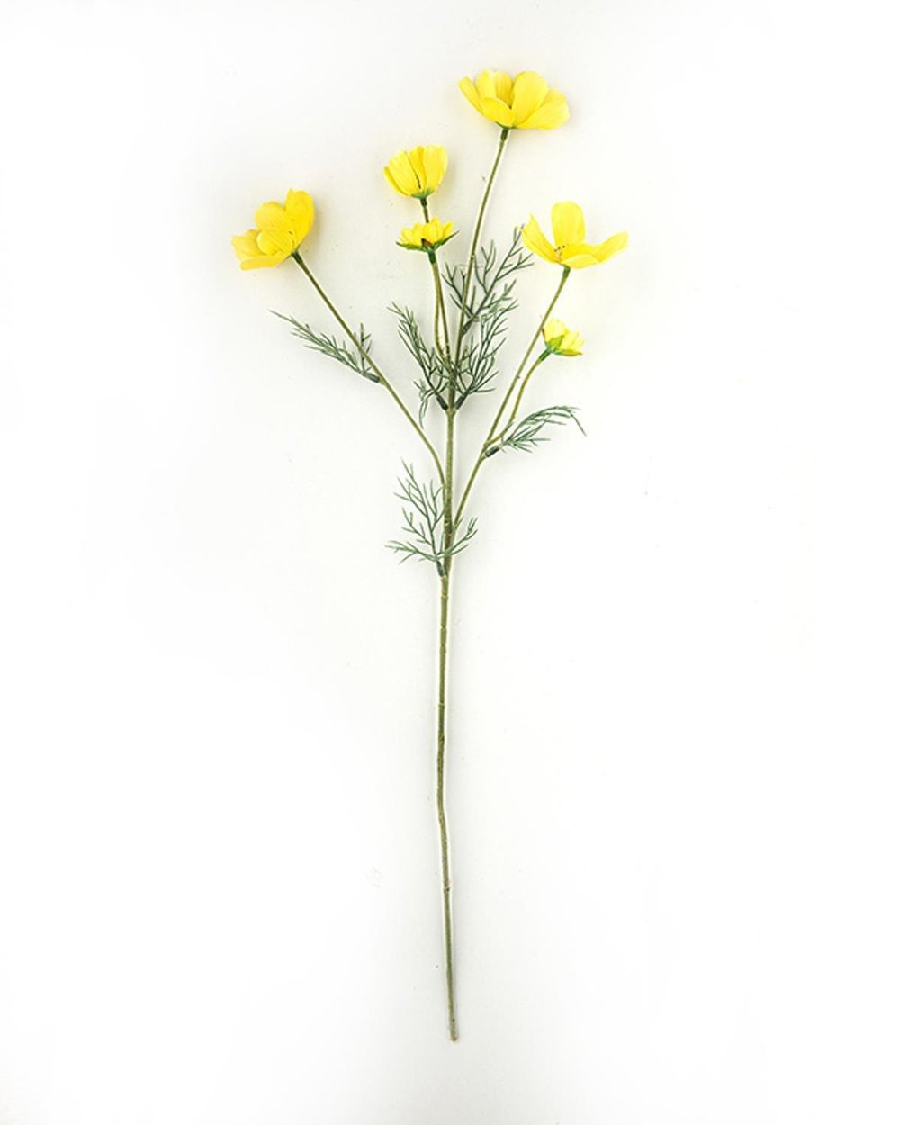 Floare artificială, Daisy, plastic, 62 cm, galben