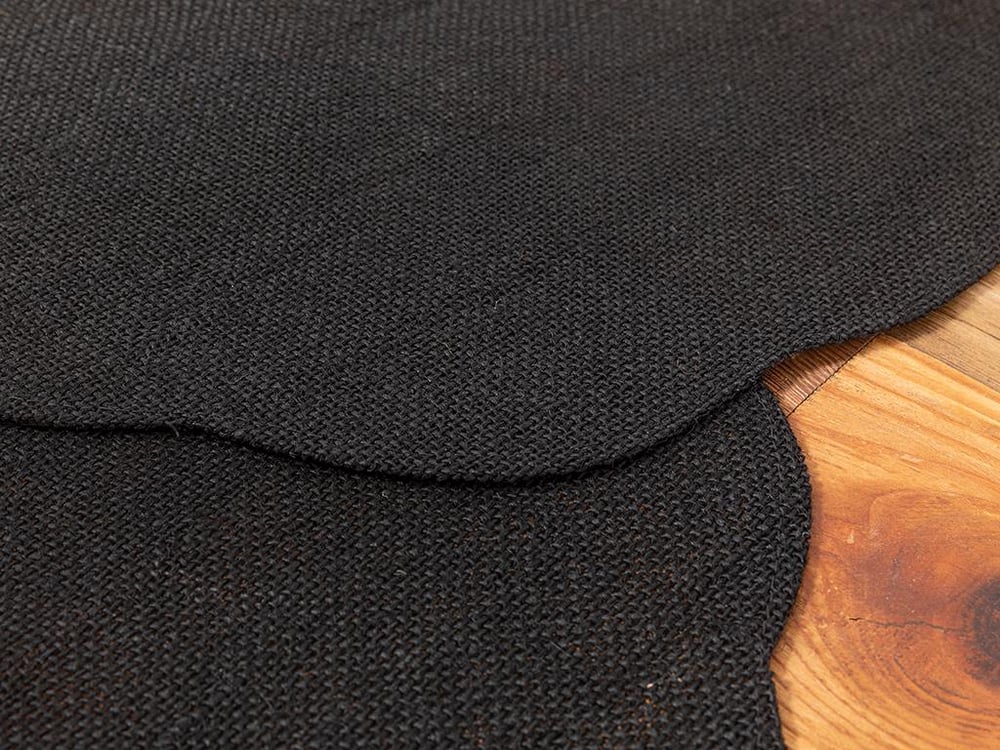 Floraison Jute 2 Set Place Mat 38 cm Black