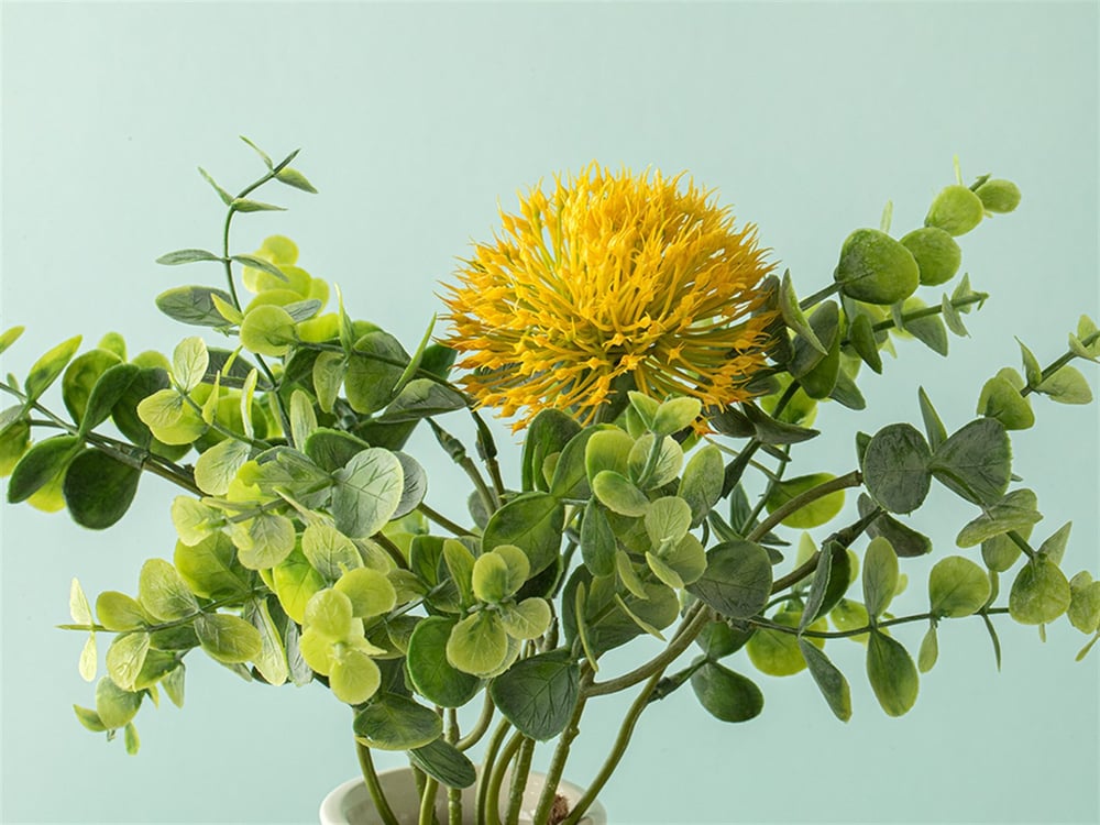 Garden Flowers Artificial Flower - One Pc 34 cm Yellow