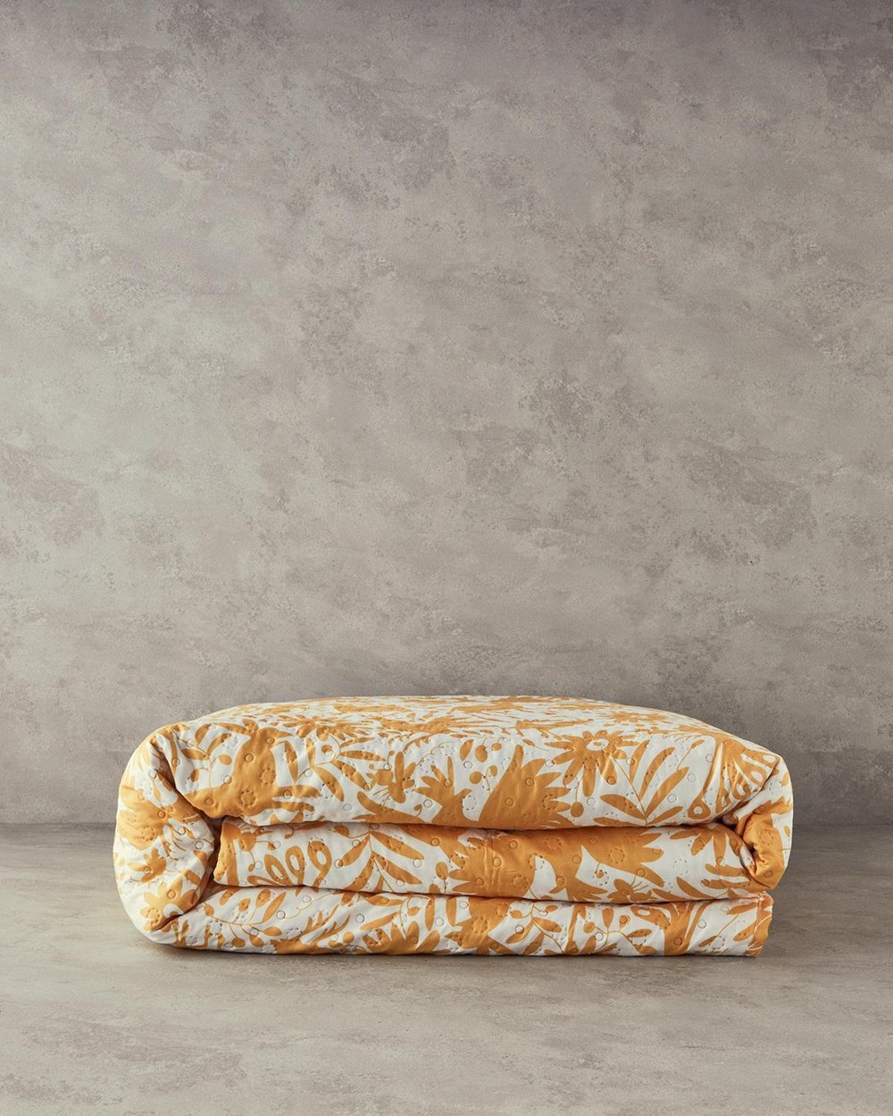 For One Person Multi-Purposed Quilt 160x220 cm Yellow