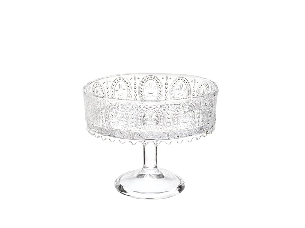 Glory Glass With Legs Serving Ware 19x15 cm Transparent