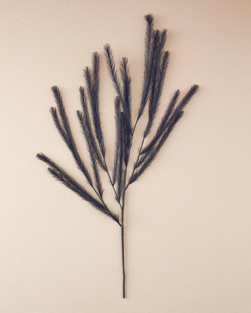 Grassy Plastic Artificial Flower - One Pc 120 cm Black