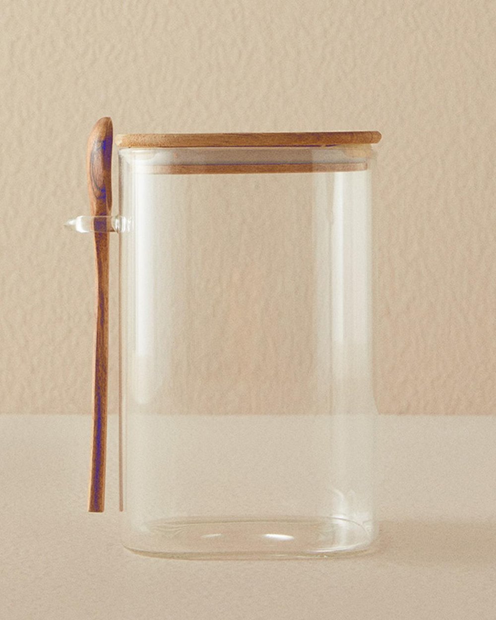 Hailey Borosilicat Cu Linguri Borcan 1000 ml Transparent