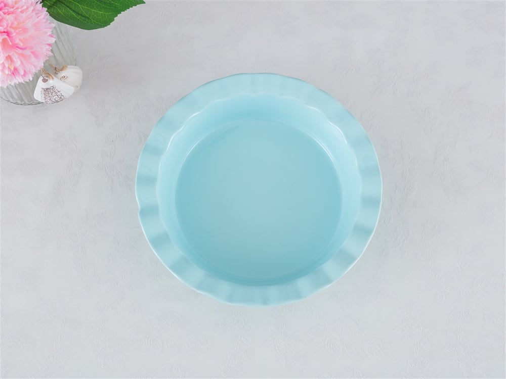 Hanna Ceramică  VAS PENTRU CUPTOR 26 cm Ecru-Mentă