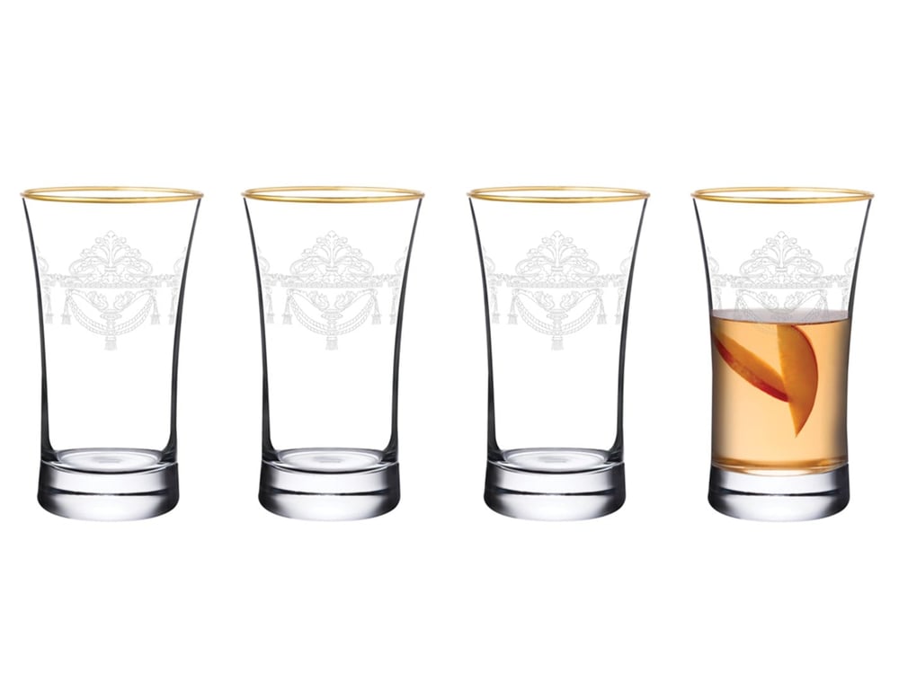 Helena Glass 4 Pcs Glass 300 ml Transparent