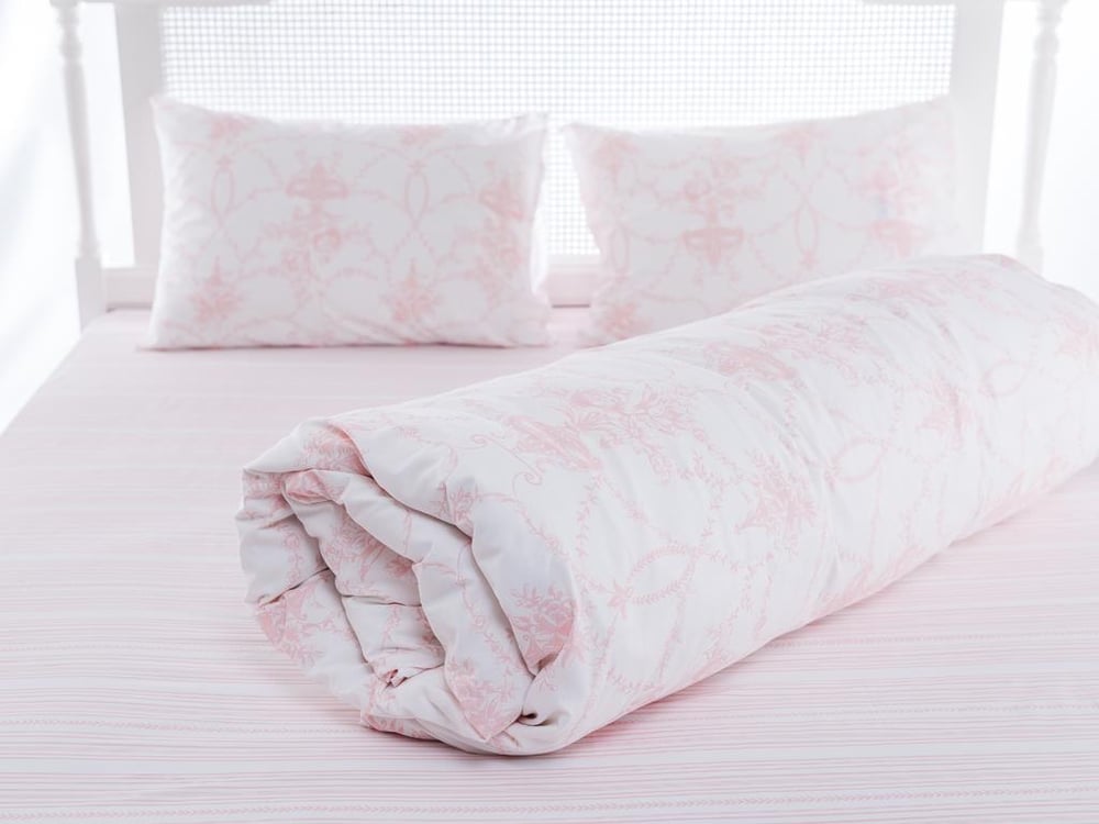 Helena Bumbac Single Set Lenjerie De Pat 160x220 cm Roz