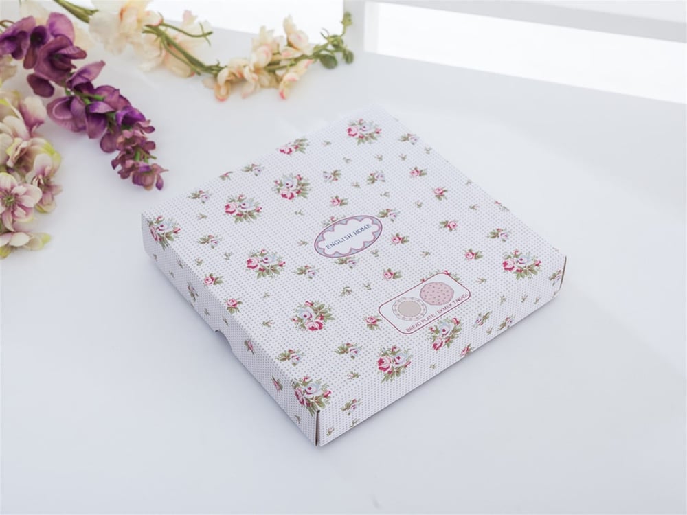 Iarna a crescut  Bonetă China Set 2 Farfurie 16 Cm Roz