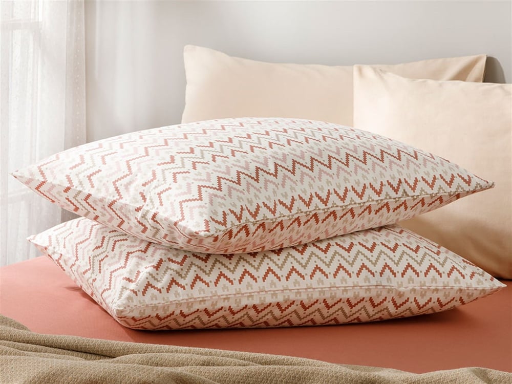 Ikata Cottony Set 2  FAȚĂ DE PERNĂ 50x70 cm Scorțișoară