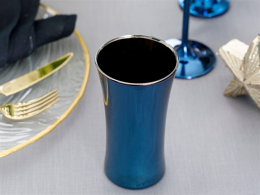 Jade Glass 2 Set Juice Glass 300 ml Blue - Dark Blue