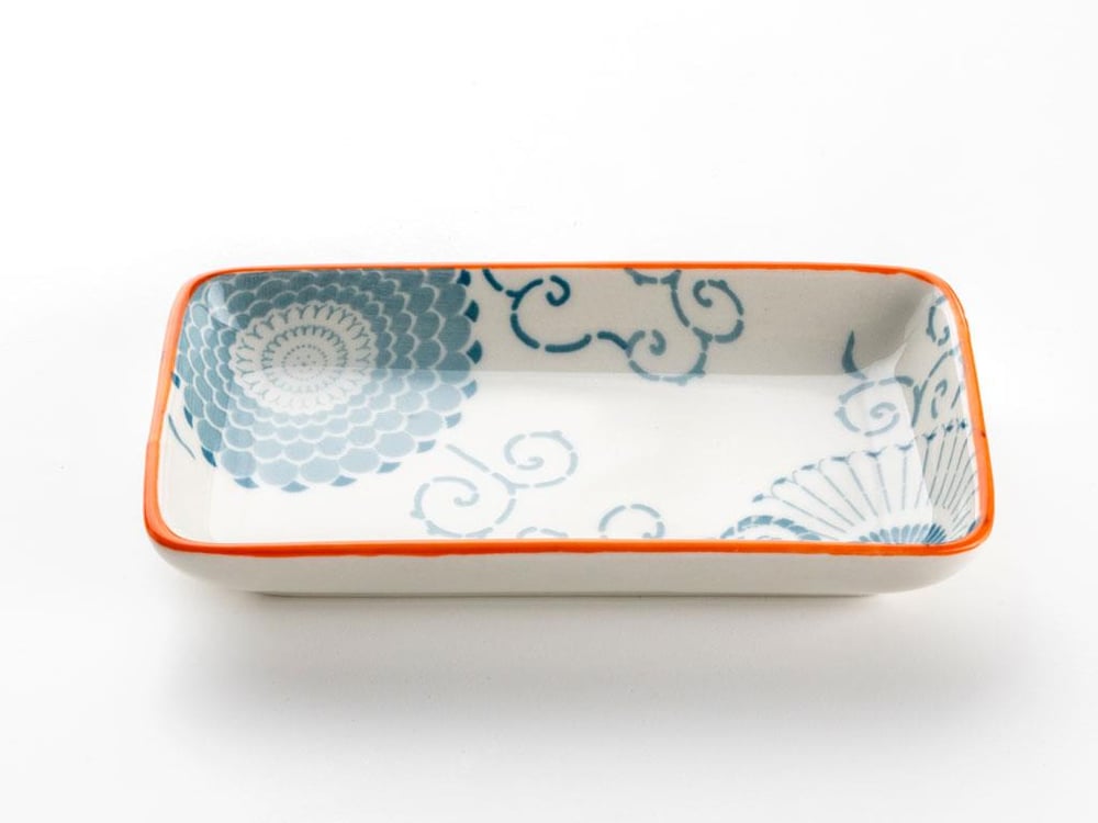Julia Porcelain Single Platter 13 cm Orange,