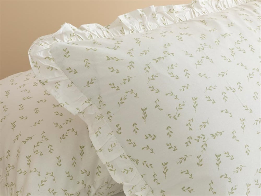 Leafy Kombin Cottony Set 2  FAȚĂ DE PERNĂ 50x70 cm Verde Deschis