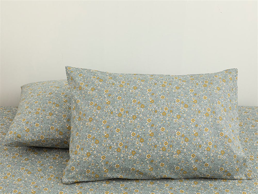 Libertatea urbană Cottony For One Person  SET DE CEARȘAFURI E 100x200 cm Albastru.