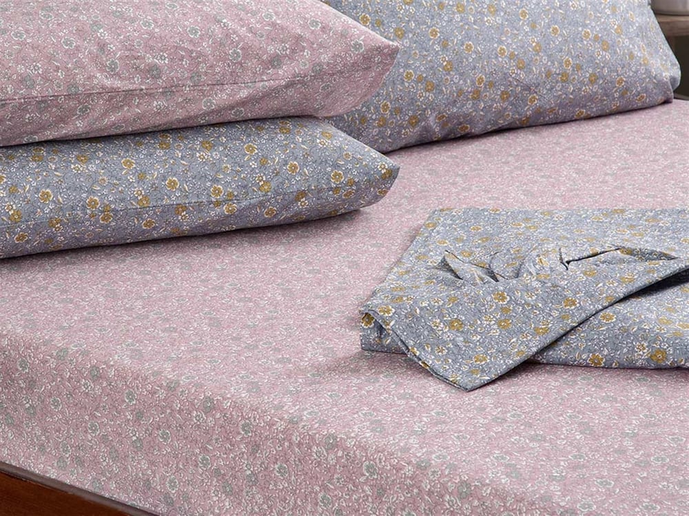 Libertatea urbană Cottony For One Person  SET DE CEARȘAFURI E 100x200 cm Pink