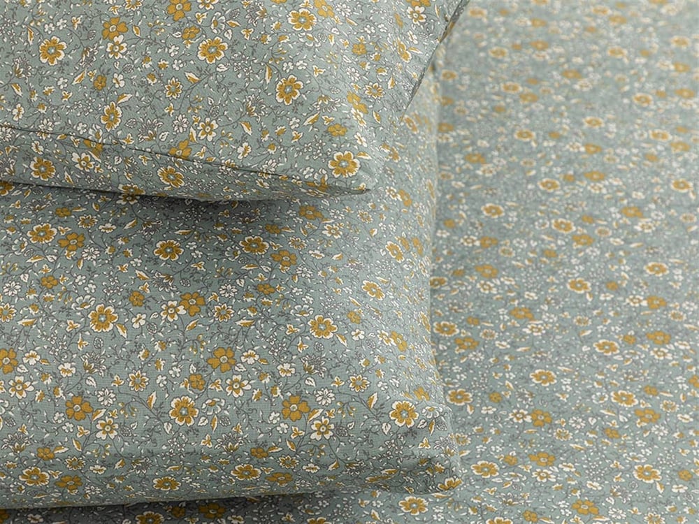 Libertatea urbană Cottony For One Person  SET DE CEARȘAFURI E 100x200 cm Albastru.