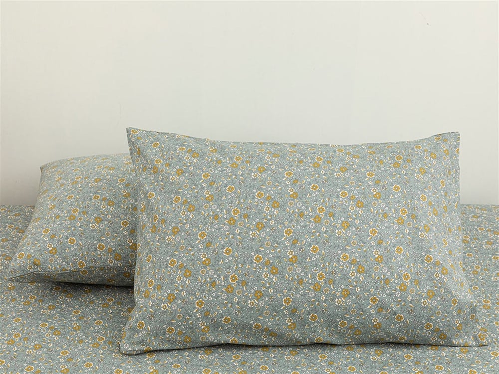 Libertatea urbană Cottony For One Person  SET DE CEARȘAFURI E 100x200 cm Albastru.