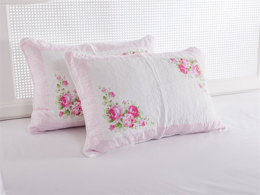Loren  Patchwork Pentru o persoana  SET CUVERTURĂ DE PAT 160x240 cm Roz