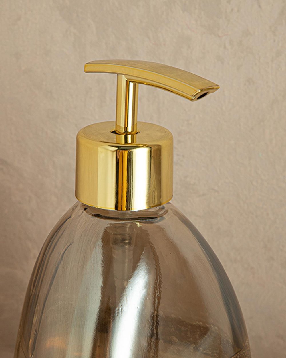 Luster Glass Liquid Soap Dispense 8,5x8,5x16 cm Honey Luster