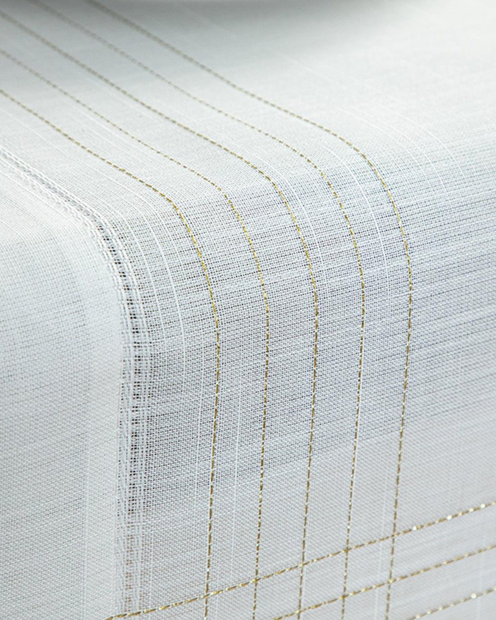 Luxury Fată De Masă, Poliester, 45*140 Cm, Negru-Beige
