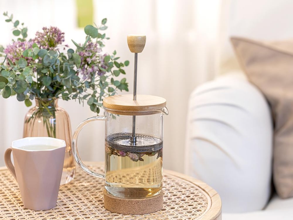 Marsha Bamboo Stainless Steel French Press 600 ml