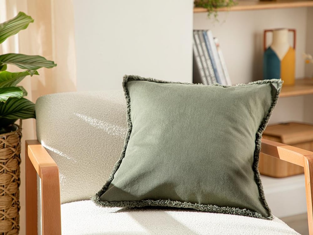 MARSILYA DENIM KIRLENT KILIFI 45X45 CM KAKI