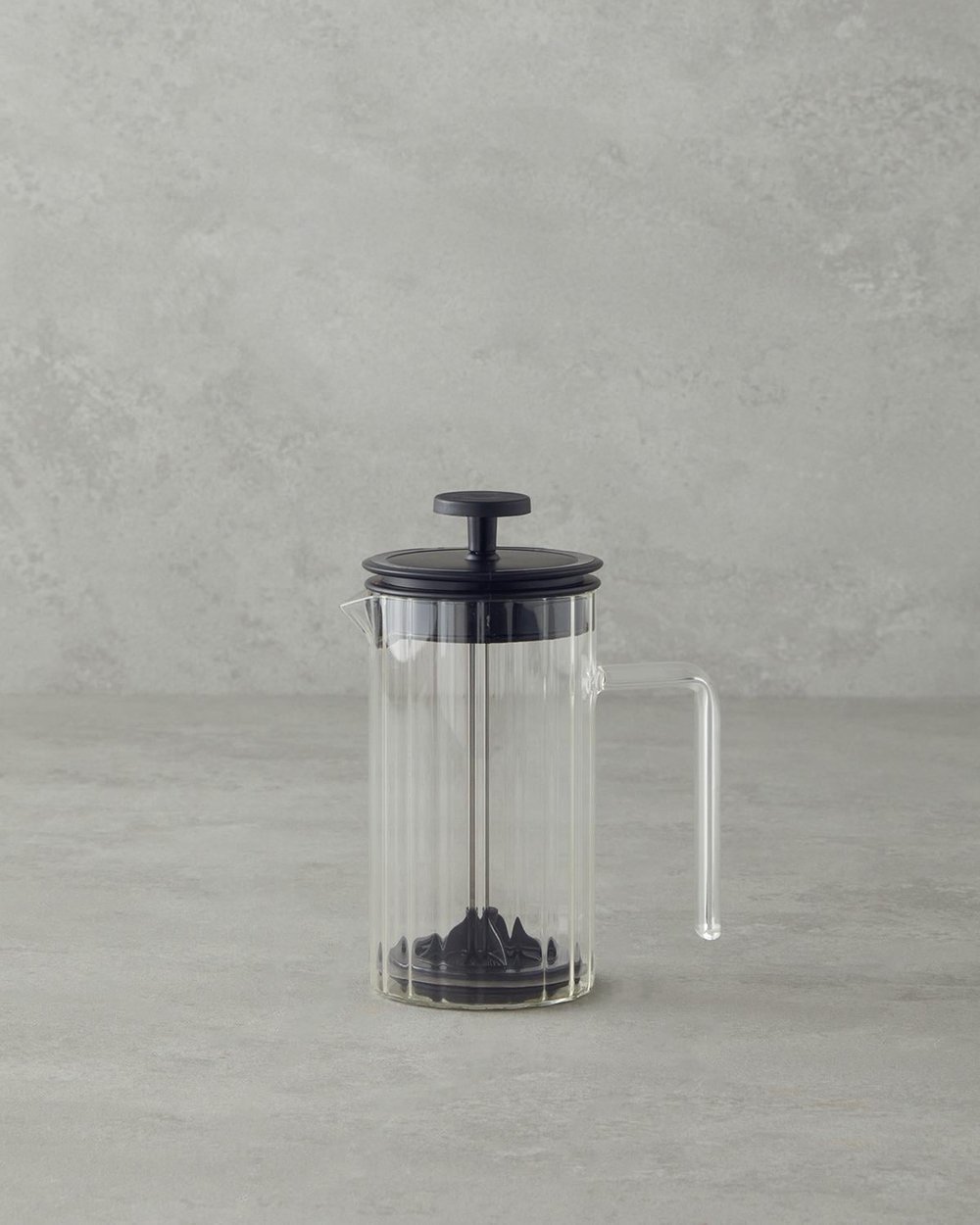 Presa franceza, Marvin, sticla borosilicat, 400 ml, negru