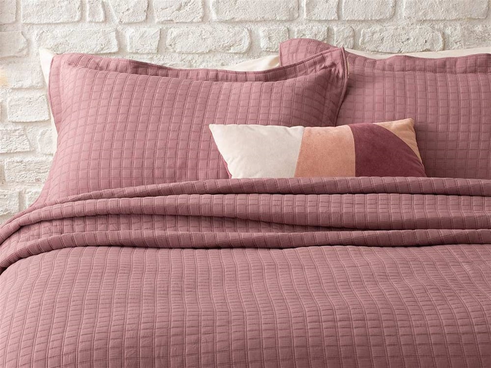 Merlin Jacquard Double Set Cuverturi Pat 250x260 cm Mov Deschis