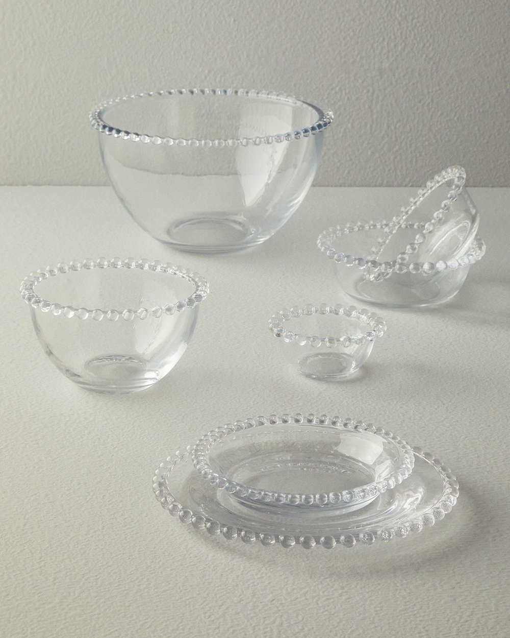 Miny Glass Cake Plate 20 cm Transparent