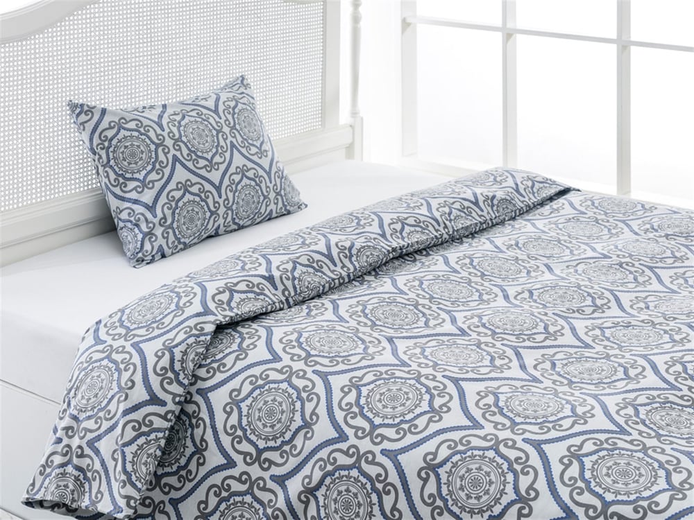 misterios Cu Bumbac Single Lenjerie De Pat 160x220 cm Antracit