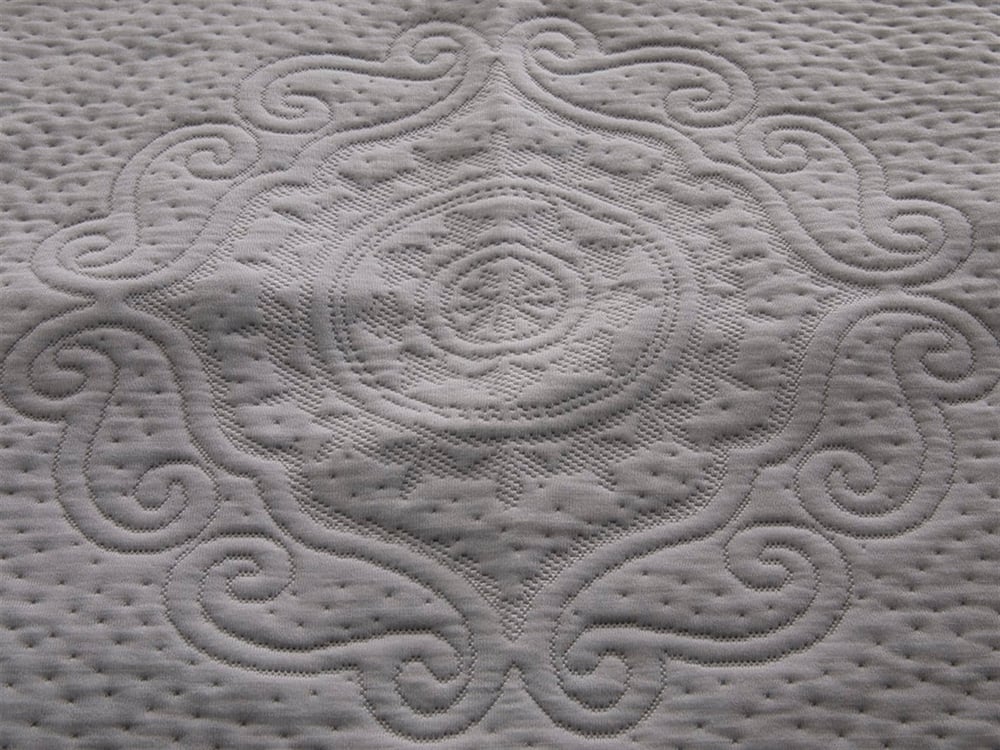 misterios  Împletitură Pentru o persoana  SET CUVERTURĂ DE PAT 160x240 cm Сиво