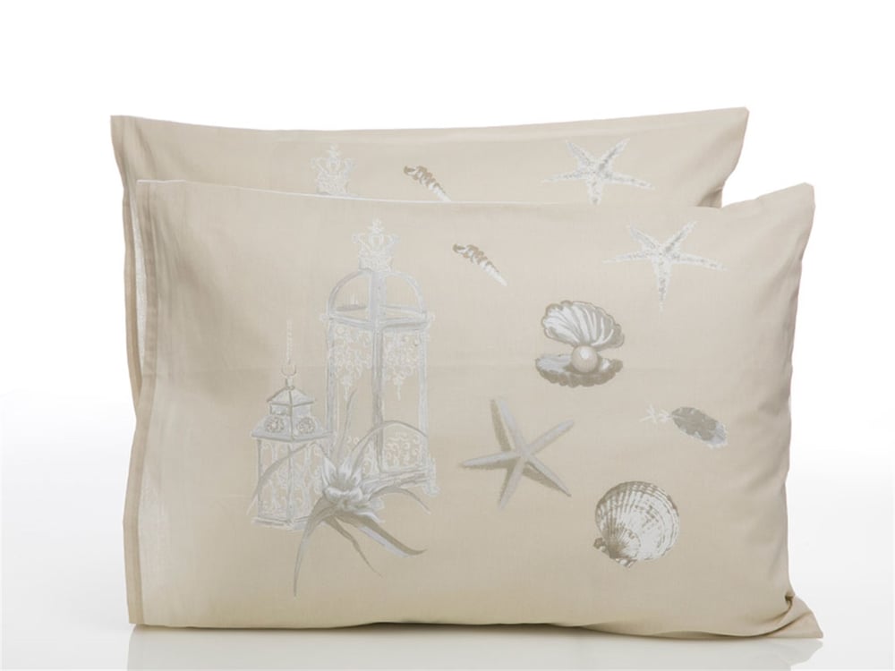 Narcisă de mare Cottony  Panou dublu  FAȚĂ DE PERNĂ 50x70 cm Beige