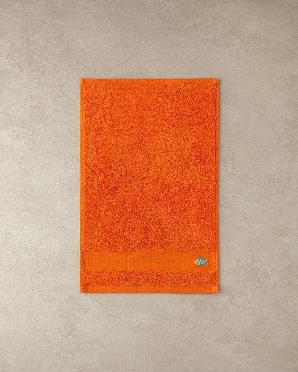 Nemo Cu Bumbac Brodat Prosop De Mâini 30x45 cm Portocaliu