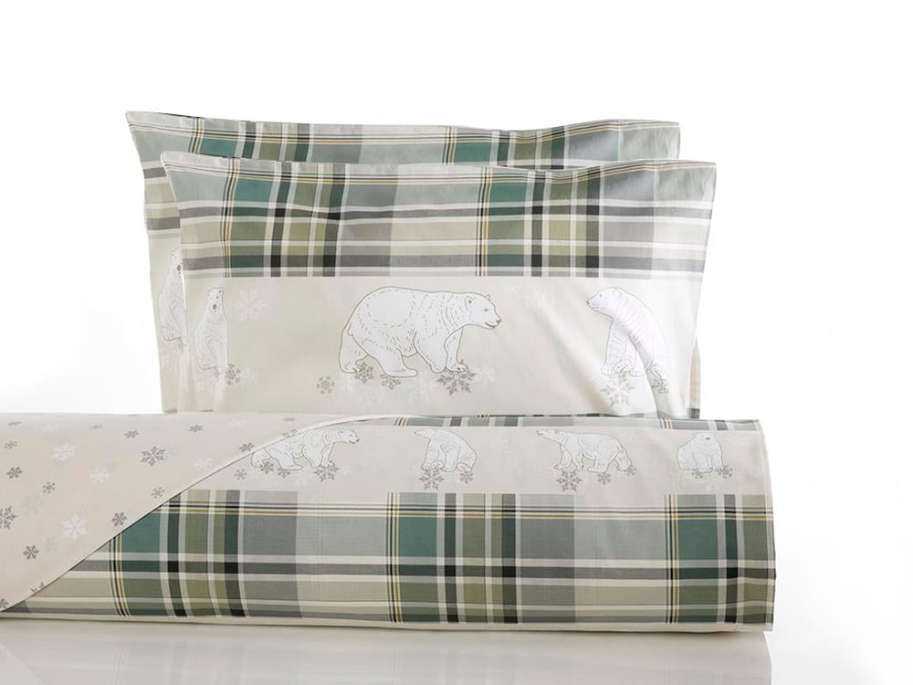 North Pole Bumbac Double Set Lenjerie De Pat 200x220 cm Bej