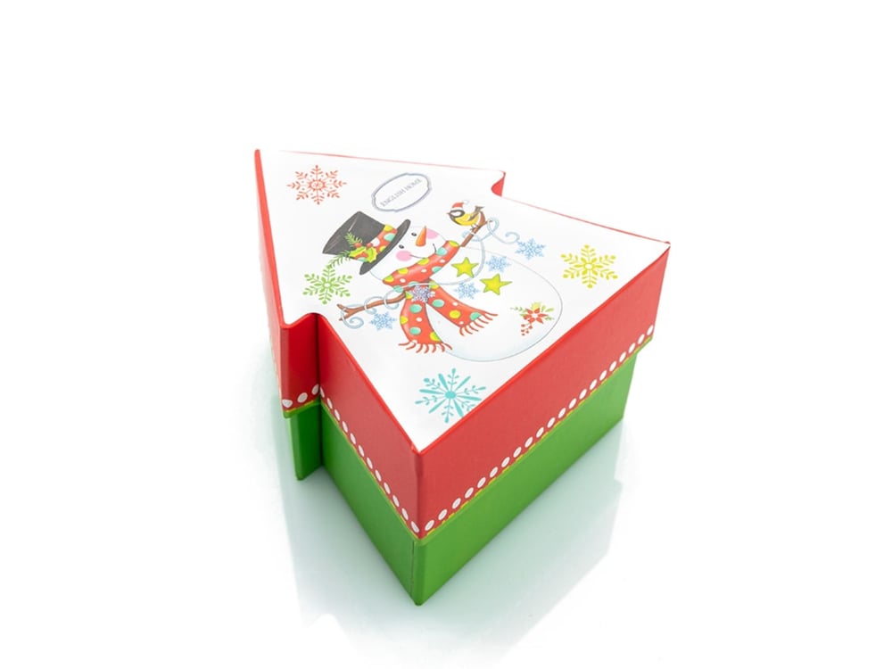 Snowman Bone China Cup 300 ml Red