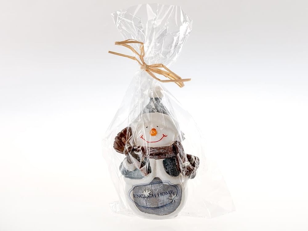 Snowman Candle Colorful
