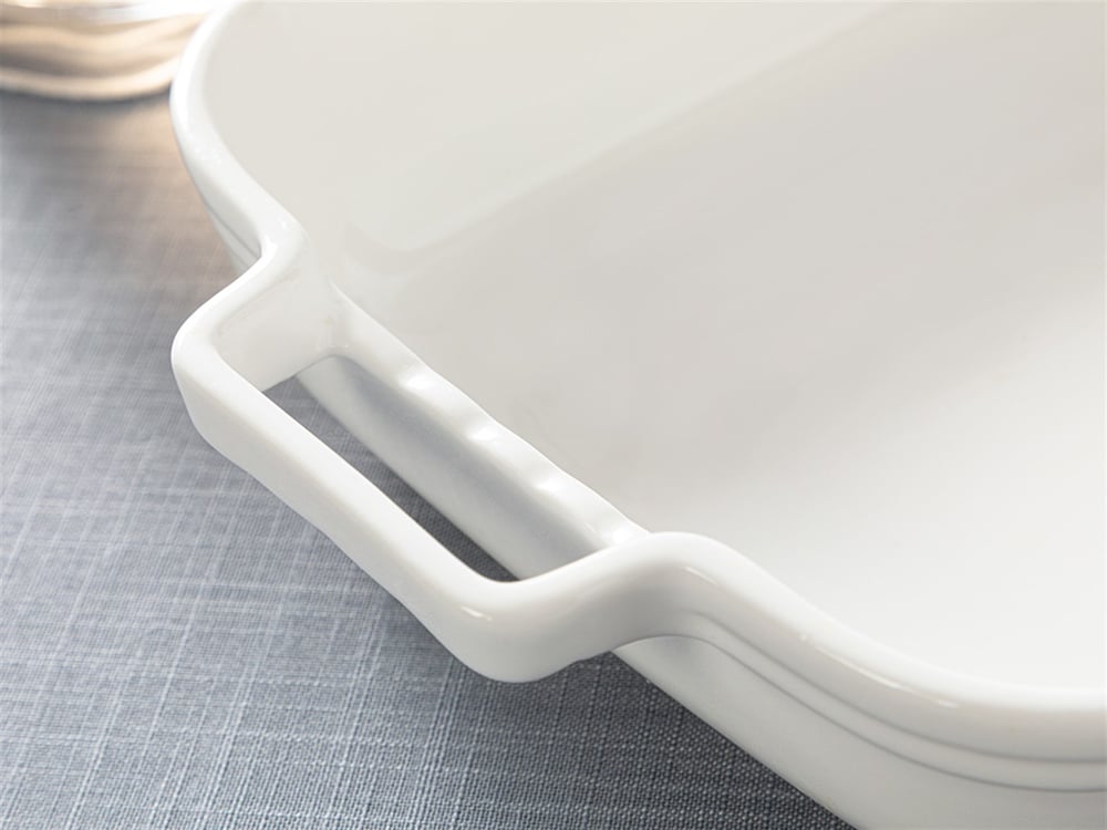 Paıge New Bone Oven Cover 29x18 cm White