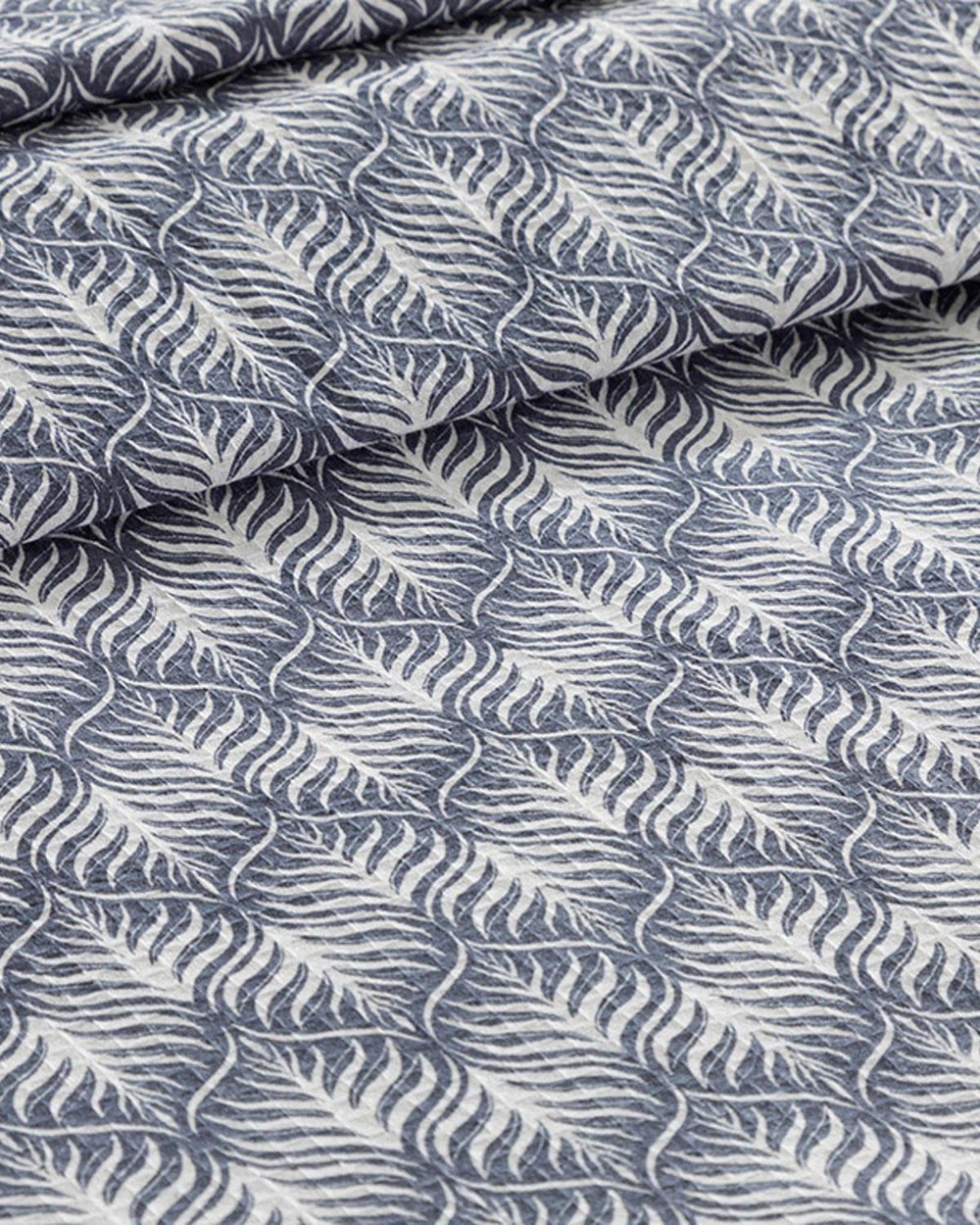 Palm Shadow Imprimat Double Pătură De Vară 200x220 cm Bleumarin