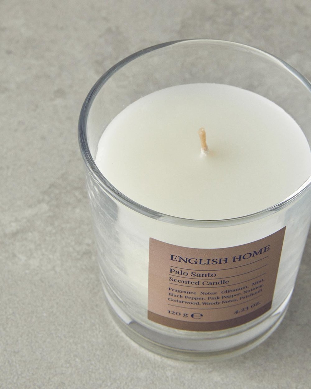 Palo Santo Lumânare Parfumată 120 gr auriu