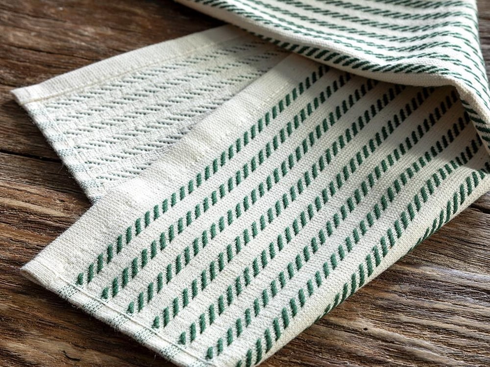 Parallelo Cotton Drying Cloth 30x50 cm Green