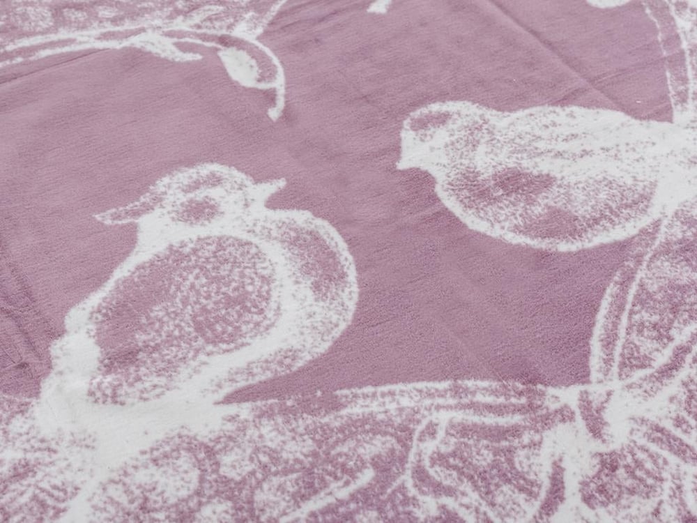 Pasari de dragoste Cottony For One Person  PĂTURĂ 150x200 cm Violet.