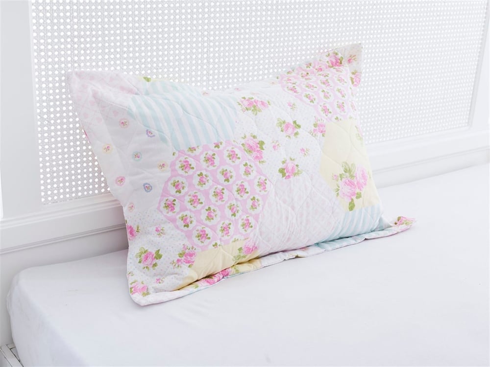 Patch Lover Patch Pentru o persoana  SET CUVERTURĂ DE PAT 160x240 cm Roz