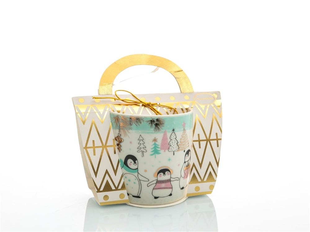 Penguin Bone China Cup 350 ml Pink