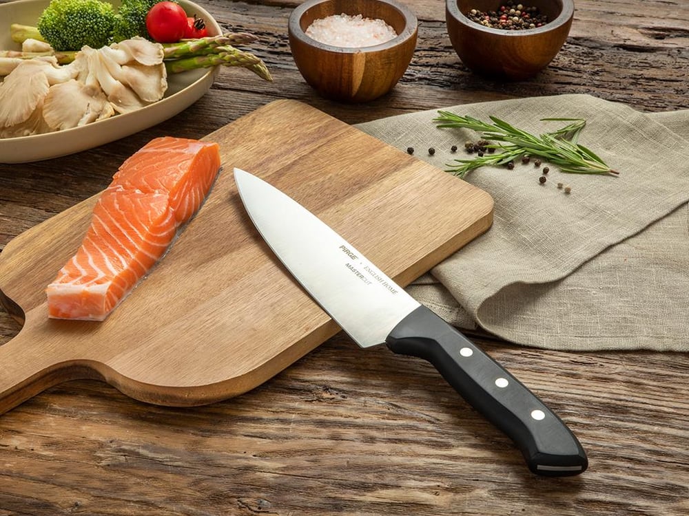 Pirge X English Home Master Cut Cuțit Cheff, Oțel, 19 Cm, Natural