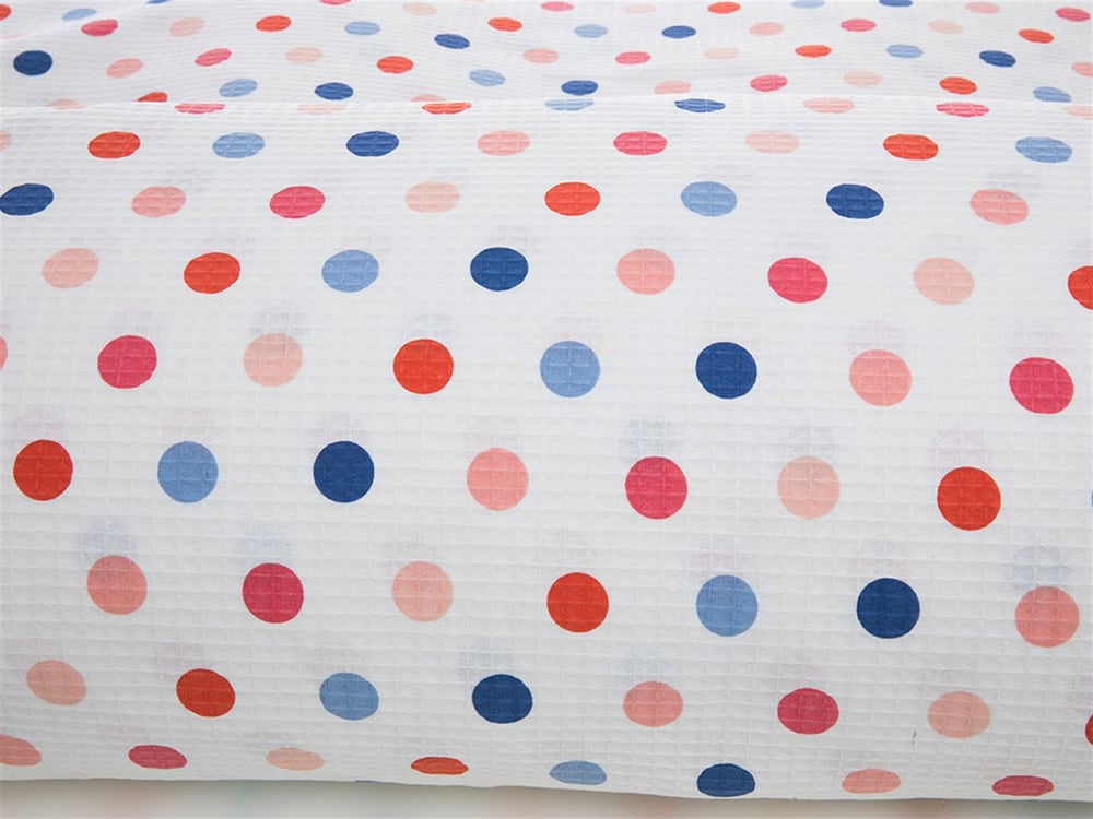 Polka Dot  Cu imprimeu Double Person  CUVERTURĂ 220x240 cm Coral