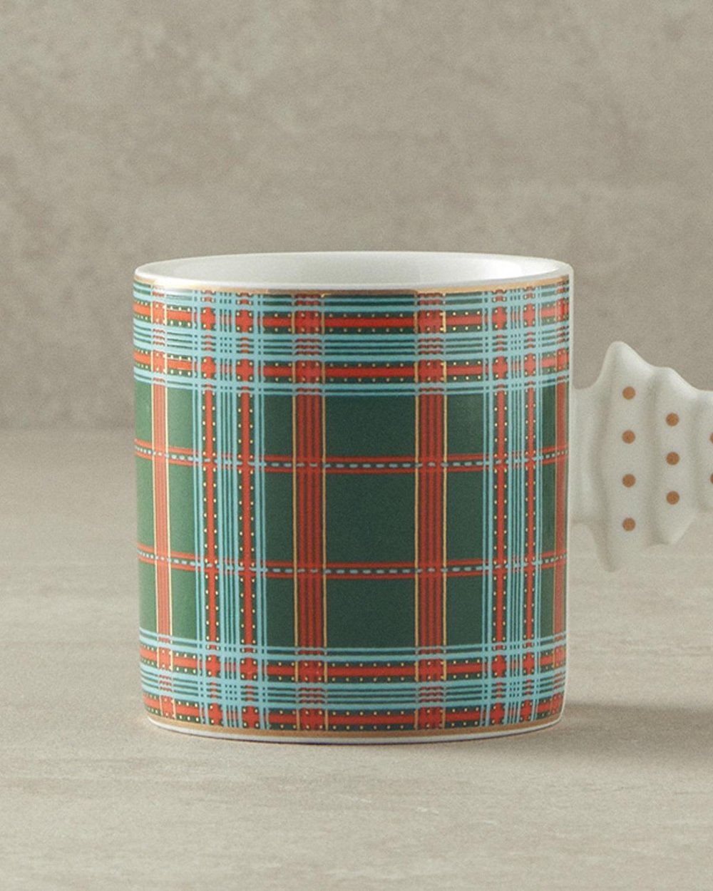 Pomul de Crăciun Porțelan New Bone China Cană 180 ml Verde Închis