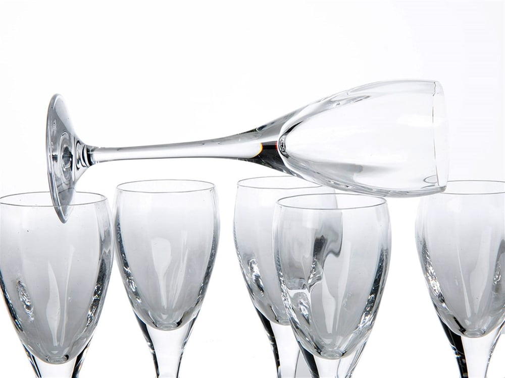 Primo 1 Glass 6 pcs Served With Coffee W Transparent