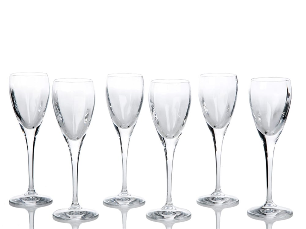 Primo 1 Glass 6 pcs Served With Coffee W Transparent